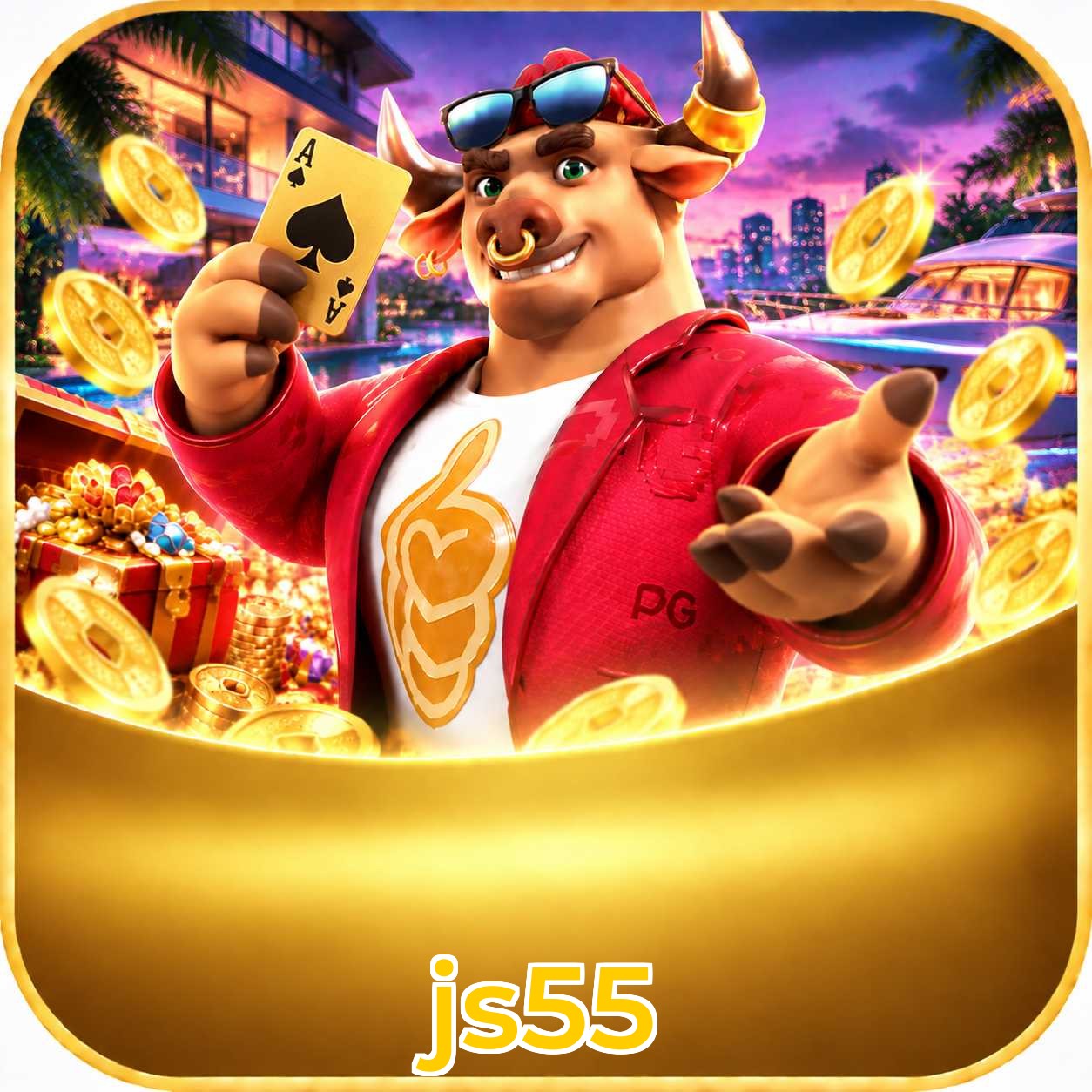 Grandes ganhos no cassino ao vivo da js55